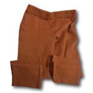 Womens JNY Jones New York Rust Leggings Size: L